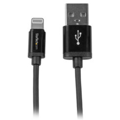 StarTech.com 1 m zwarte Apple 8-polige Lightning connector naar USB-kabel voor iPhone / iPod / iPad - Afbeelding 2