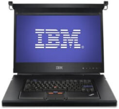 Lenovo 17238BX rack console 47 cm (18.5") 1600 x 1200 Pixels Zwart 1U