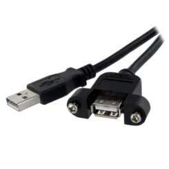 StarTech.com 91 cm lange, Paneel gemonteerde USB-kabel A naar A F/M - Afbeelding 2