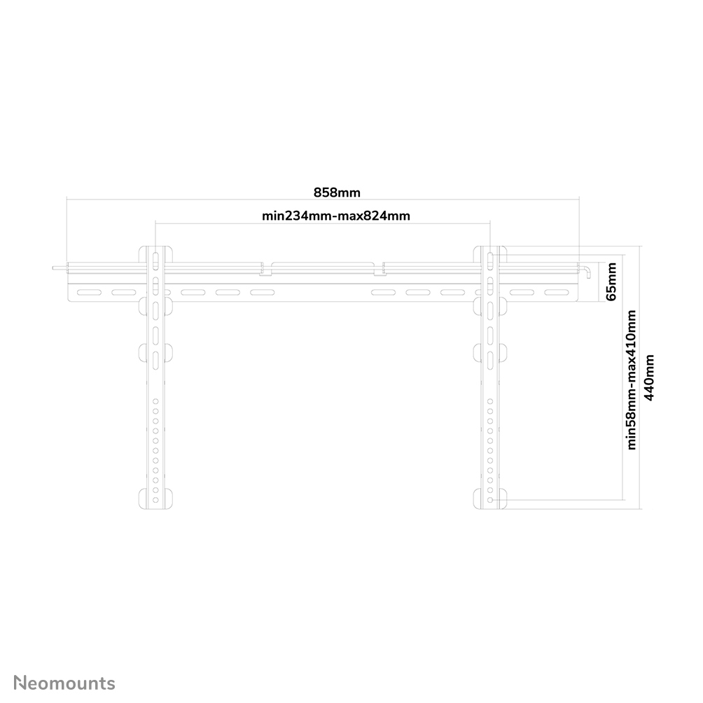 Neomounts tv wandsteun - Afbeelding 4