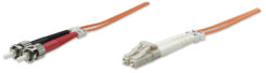 Intellinet 470445 InfiniBand en Glasvezelkabel 10 m LC ST Oranje