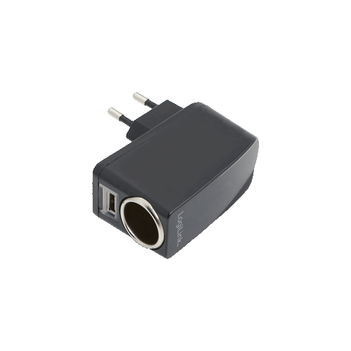 LogiLink PA0046 oplader voor mobiele apparatuur Universeel Zwart Sigarettenaansteker, USB Binnen - Afbeelding 2