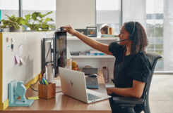 HP Poly Blackwire 3220 Stereo USB-C Headset + USB-C/A adapter - Afbeelding 2