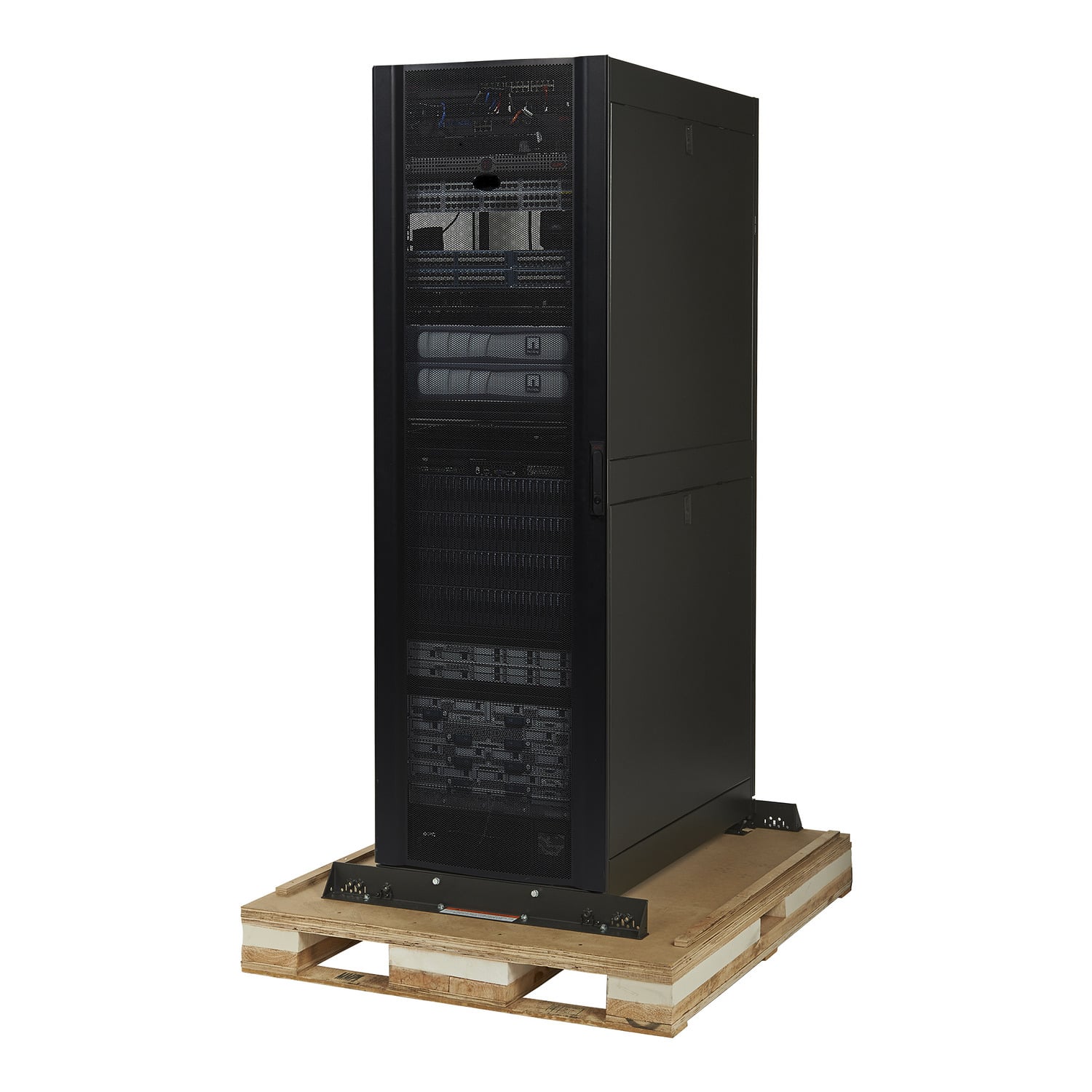 APC NetShelter SX 42U 600mm(b) x 1070mm(d) 19" IT rack, behuizing met zijpanelen, zwart, Shock Packaging - Afbeelding 7