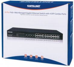 Intellinet 560900 netwerk-switch Managed L2 Gigabit Ethernet (10/100/1000) Power over Ethernet (PoE) 1U Zwart - Afbeelding 6