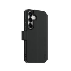 PanzerGlass CARE™ by ® Wallet Case w. Kickstand Samsung Galaxy S25 mobiele telefoon behuizingen Hoes Zwart - Afbeelding 2