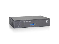 LevelOne FGP-1000 netwerk-switch Gigabit Ethernet (10/100/1000) Power over Ethernet (PoE) Zwart, Grijs - Afbeelding 2