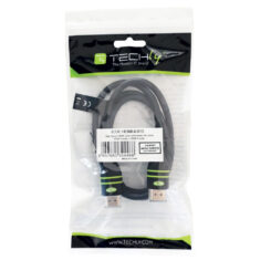 Techly 2.0m HDMI-A M/M HDMI kabel 2 m HDMI Type A (Standaard) Zwart - Afbeelding 3
