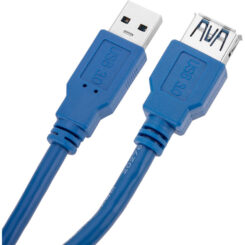 Techly 2.0m USB 3.0 A M/F USB-kabel USB 3.2 Gen 1 (3.1 Gen 1) 2 m USB A 5 Gbit/s Blauw - Afbeelding 11