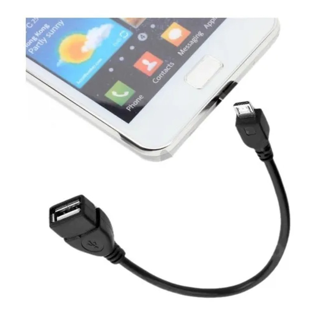 Techly 0.2m USB 2.0 Micro B - USB 2.0 A M/F USB-kabel 0,2 m Micro-USB B USB A 0,48 Gbit/s Zwart - Afbeelding 7