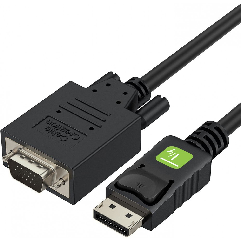 Techly 3m VGA/DisplayPort VGA (D-Sub) Zwart - Afbeelding 2
