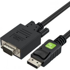 Techly 3m VGA/DisplayPort VGA (D-Sub) Zwart