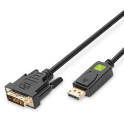 Techly 2m DVI-D/DisplayPort Zwart