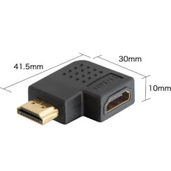 Techly HDMI M/F 270° Zwart - Afbeelding 4