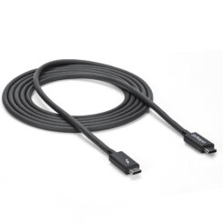 StarTech.com 2m Thunderbolt 3 Kabel, 20Gbps, 100W PD, 4K, Thunderbolt Gecertificeerd, Thunderbolt 4/USB 3.2/DisplayPort Compatibel, Zwart - Afbeelding 6