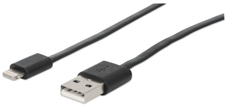 Manhattan 393966 Lightning-kabel 0,9 m Zwart - Afbeelding 2