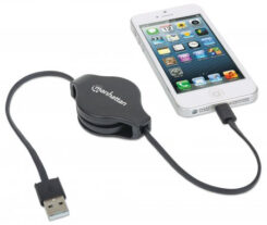Manhattan 393966 Lightning-kabel 0,9 m Zwart - Afbeelding 5