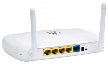Manhattan 525541 draadloze router Fast Ethernet Dual-band (2.4 GHz / 5 GHz) Wit - Afbeelding 7