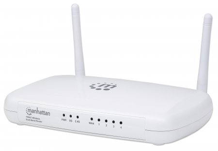 Manhattan 525541 draadloze router Fast Ethernet Dual-band (2.4 GHz / 5 GHz) Wit - Afbeelding 2