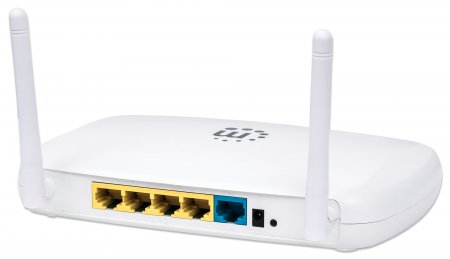 Manhattan 525541 draadloze router Fast Ethernet Dual-band (2.4 GHz / 5 GHz) Wit - Afbeelding 6
