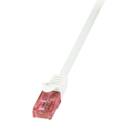 LogiLink 15m Cat.6 U/UTP netwerkkabel Wit Cat6 U/UTP (UTP)