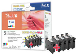 Peach 316388 inktcartridge 5 stuk(s) Zwart, Cyaan, Magenta, Geel