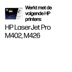 HP 26X originele high-capacity zwarte LaserJet tonercartridge - Afbeelding 3