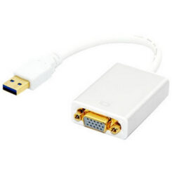 Techly USB 3.0 - VGA M/F USB grafische adapter 1920 x 1080 Pixels Wit - Afbeelding 2