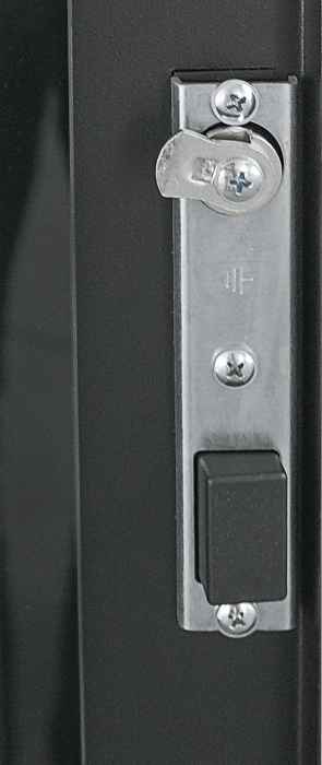 Intellinet 19" netwerkkast vrijstaand, 42U, 600x800 mm (breedte x diepte), zwart, bouwpakket (flatpack), max. 1500 kg, meerpuntsdeurslot, 1 slot per zijpaneel, bruikbare diepte 123–573 mm, IP20, staal - Afbeelding 8