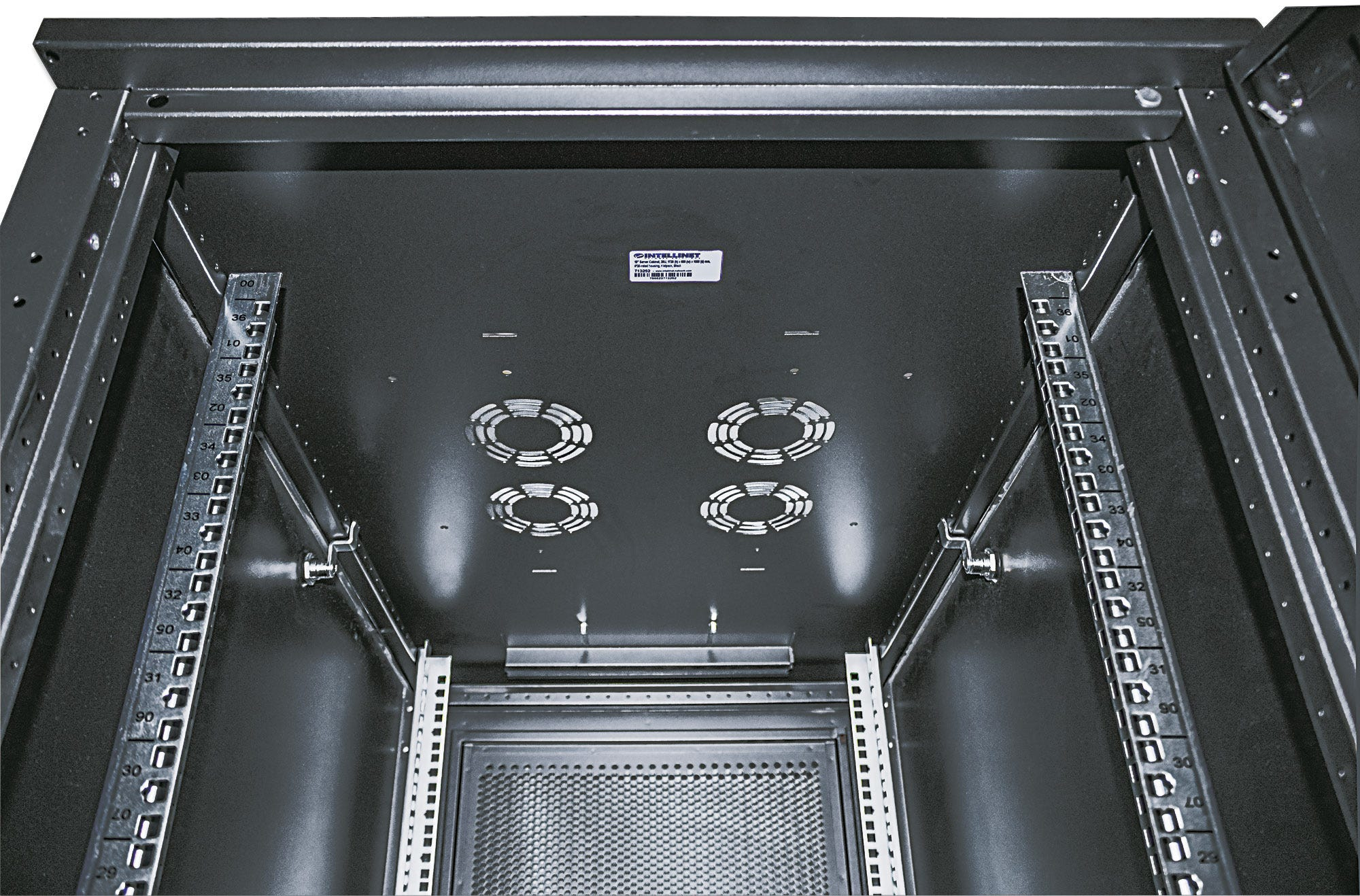 Intellinet 713306 rack 42U Vrijstaande rek Zwart - Afbeelding 7