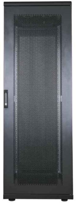 Intellinet 19" serverkast vrijstaand, 42U, 800x1000 mm (breedte x diepte), zwart, bouwpakket (flatpack), max. 1500 kg, meerpuntsdeurslot, 1 slot per zijpaneel, bruikbare diepte 123–773 mm, IP20, staal - Afbeelding 4