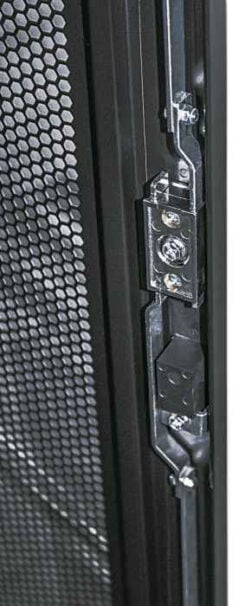 Intellinet 19" serverkast vrijstaand, 42U, 800x1000 mm (breedte x diepte), zwart, bouwpakket (flatpack), max. 1500 kg, meerpuntsdeurslot, 1 slot per zijpaneel, bruikbare diepte 123–773 mm, IP20, staal - Afbeelding 8