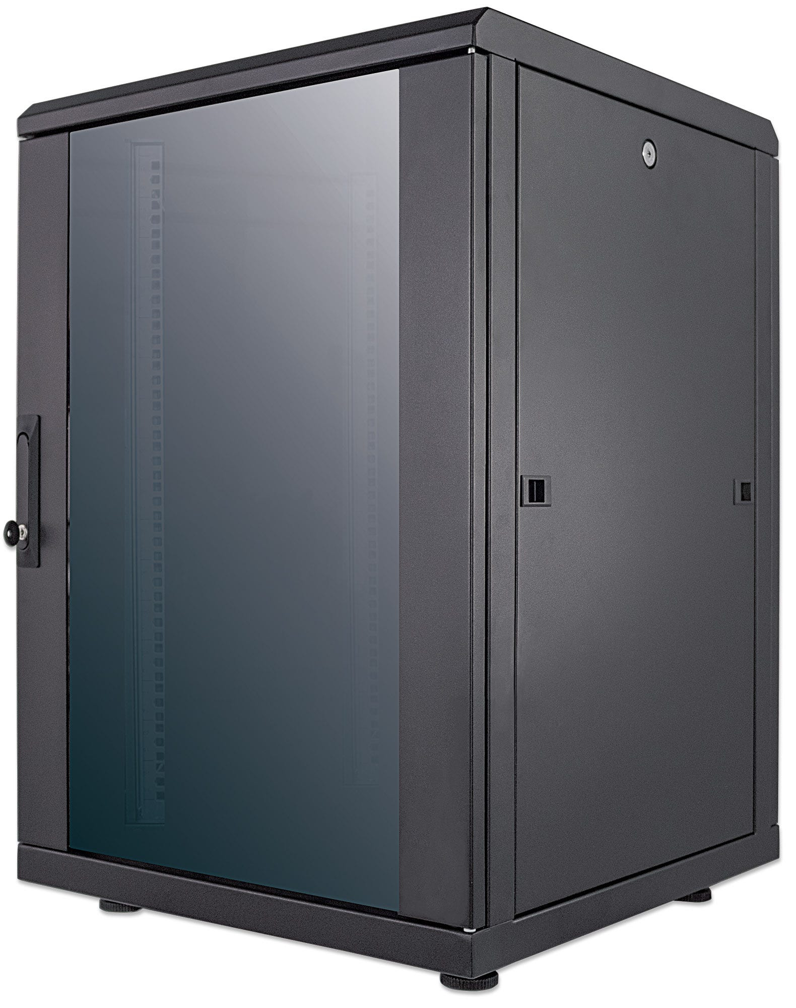 Intellinet 713627 rack 16U Vrijstaande rek Zwart