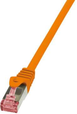LogiLink Cat.6 S/FTP, 1m netwerkkabel Oranje Cat6 S/FTP (S-STP) - Afbeelding 2