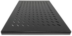Intellinet 19" vaste plank, 1U, diepte 800 mm, zwaar uitgevoerd, max. 100 kg, zwart, 3 jaar garantie - Afbeelding 3