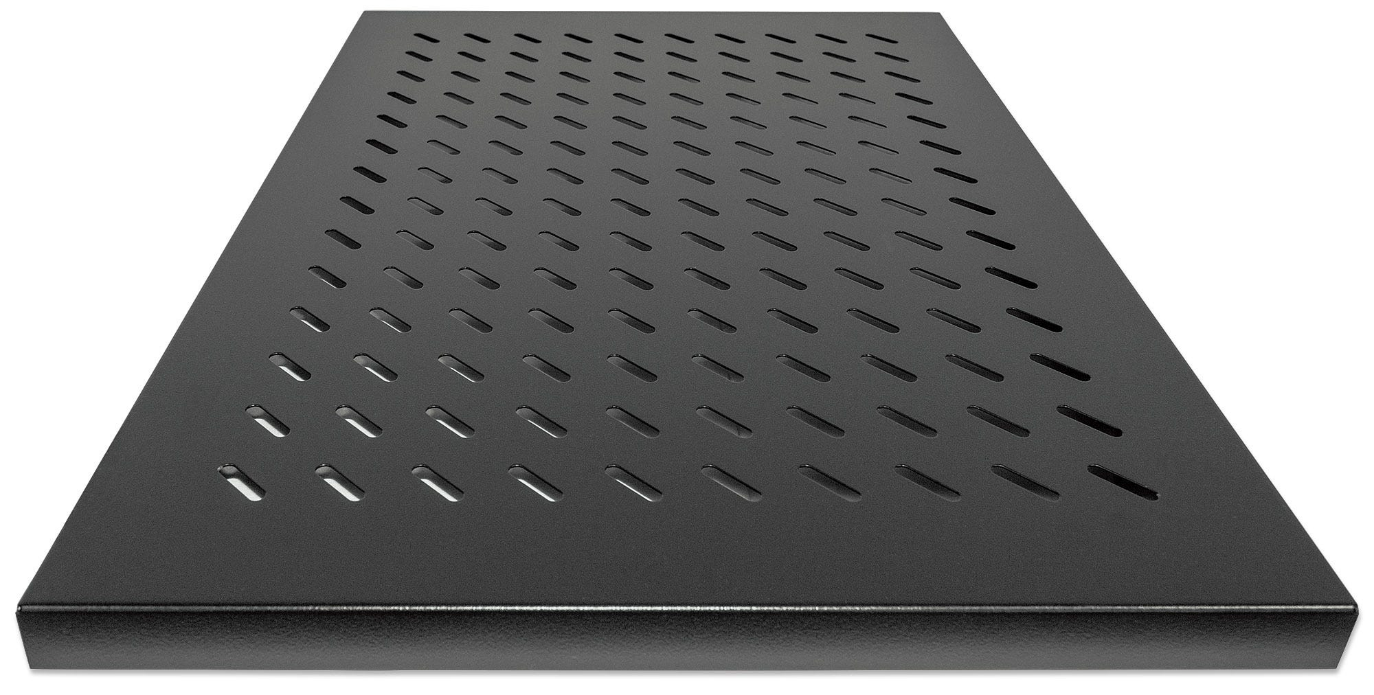 Intellinet 19" vaste plank, 1U, diepte 800 mm, zwaar uitgevoerd, max. 100 kg, zwart, 3 jaar garantie - Afbeelding 3