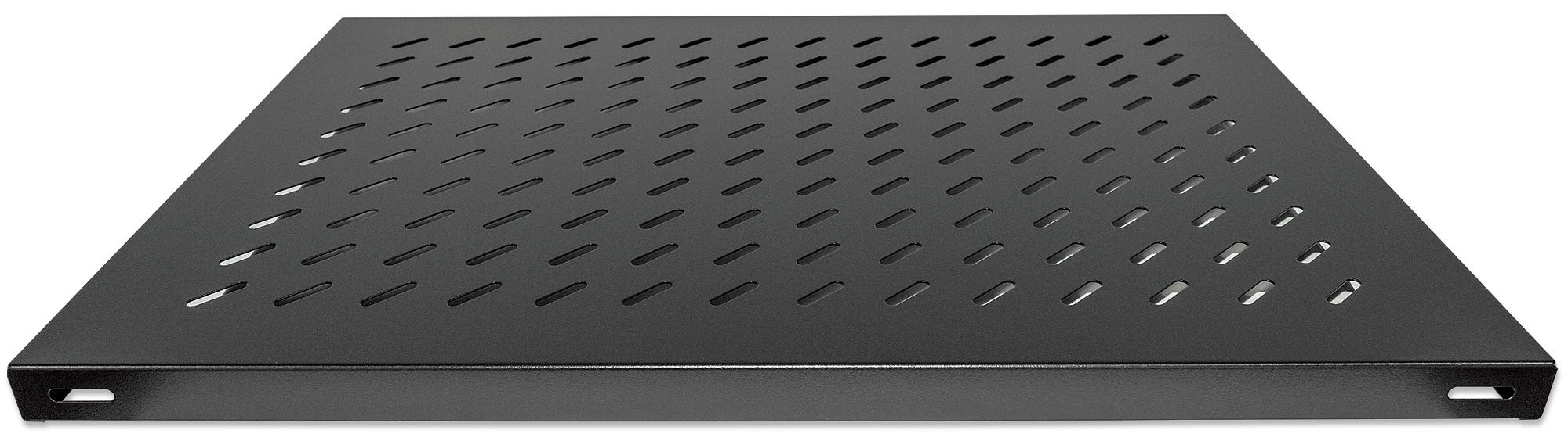Intellinet 19" vaste plank, 1U, diepte 800 mm, zwaar uitgevoerd, max. 100 kg, zwart, 3 jaar garantie - Afbeelding 2