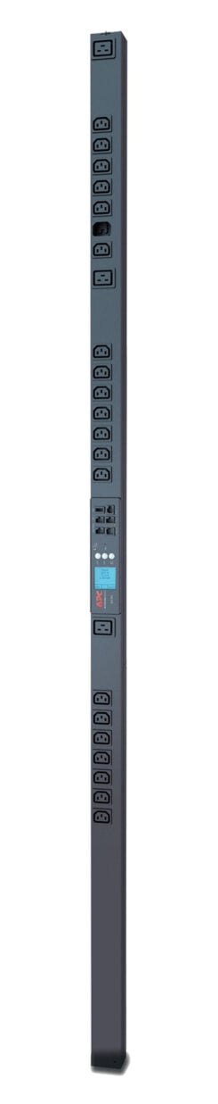 APC Rack PDU AP8459WW, Metered-by-Outlet, ZeroU, 16A, 230V, (21x) C13 & (3x) C19 - Afbeelding 2