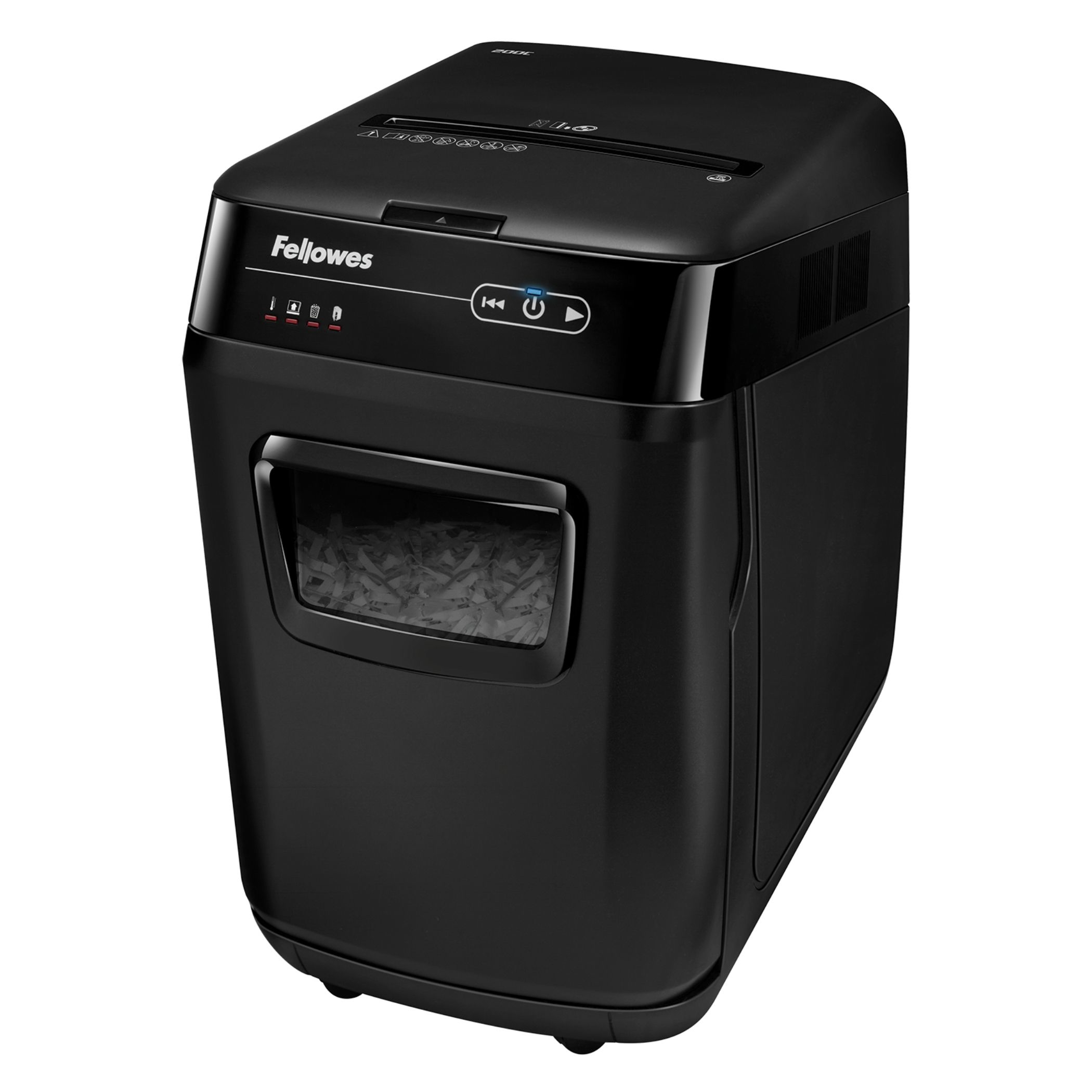 Fellowes AutoMax 200C papiervernietiger Kruisversnippering 23 cm Zwart