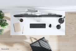 Neomounts DS75-450WH2 Monitorarm 17-32" - gasveer - Topfix - 180°-stop - Afbeelding 19