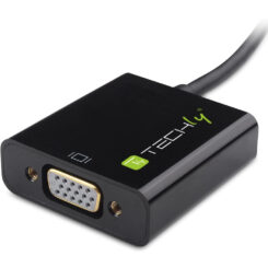 Techly IDATA HDMI-VGA4 video kabel adapter VGA (D-Sub) HDMI Type C (Mini) Zwart - Afbeelding 10