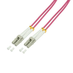 LogiLink 15m, LC - LC InfiniBand en Glasvezelkabel Violet