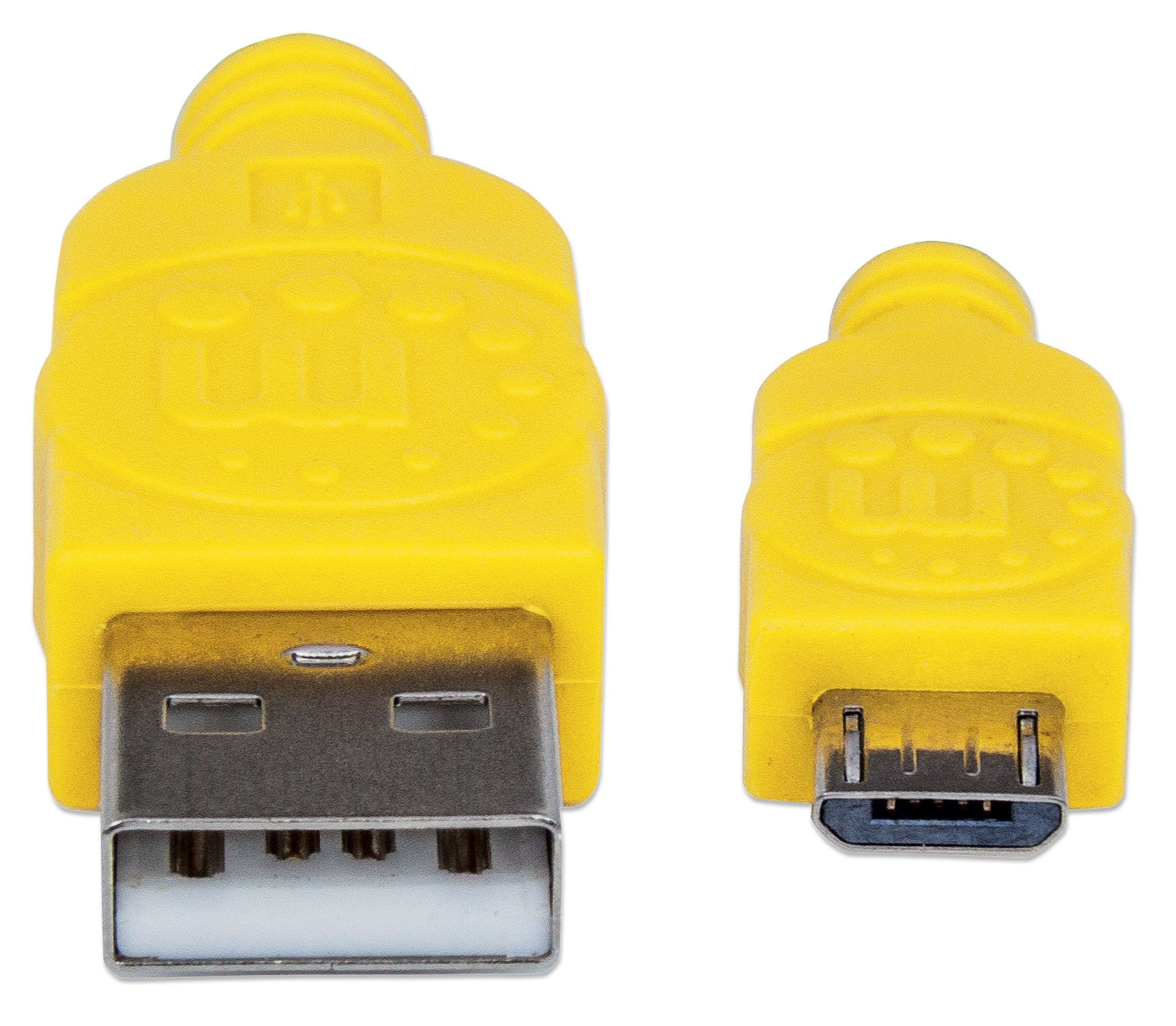 Manhattan 352703 USB-kabel USB 2.0 1,8 m USB A Micro-USB B 0,48 Gbit/s Groen, Geel - Afbeelding 4