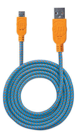 Manhattan 394024 USB-kabel USB 2.0 1 m USB A Micro-USB B 0,48 Gbit/s Blauw - Afbeelding 6