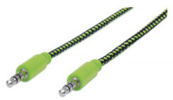 Manhattan 394130 audio kabel 1 m 3.5mm Zwart, Groen - Afbeelding 2