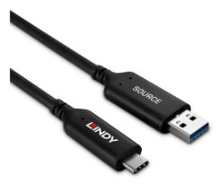 Lindy 43395 USB-kabel USB 3.2 Gen 1 (3.1 Gen 1) 10 m USB A USB C 5 Gbit/s Zwart - Afbeelding 5
