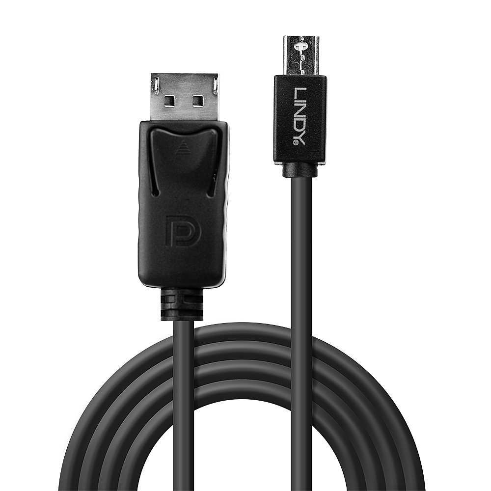 Lindy 41648 DisplayPort kabel 5 m Mini DisplayPort Zwart - Afbeelding 3
