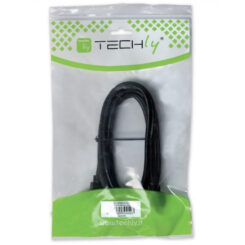 Techly ICOC U-AB-30-ANG USB-kabel USB 2.0 3 m USB A USB B 0,48 Gbit/s Zwart - Afbeelding 3