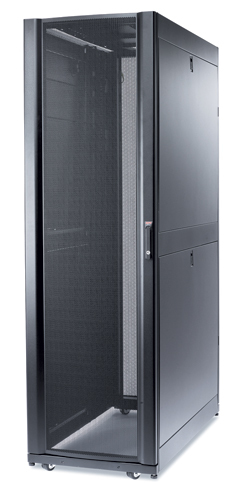APC NetShelter SX 48U 600mm(b) x 1200mm(d) 19" IT rack, behuizing met zijpanelen, zwart, Shock Packaging - Afbeelding 2