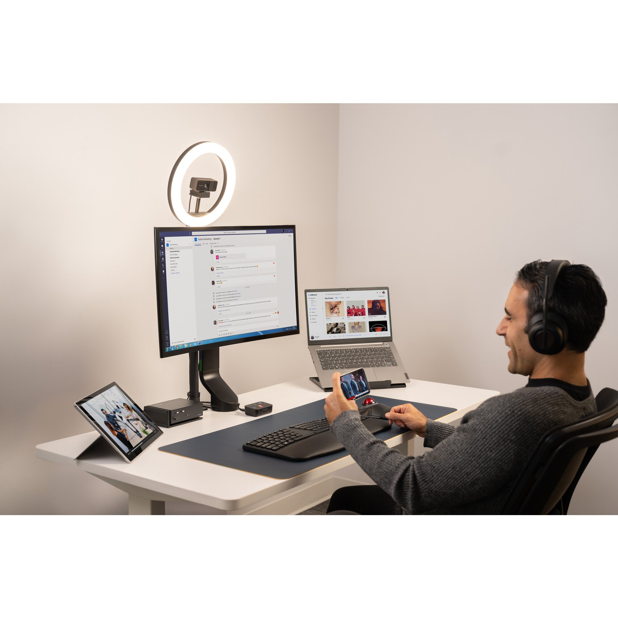 Kensington Pro Fit Ergo Wireless Keyboard (zwart) - Afbeelding 19